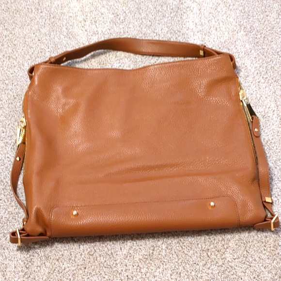 Gregory Sylvia Hollis cognac slouchy handbag - Picture 1 of 9
